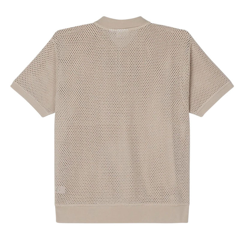 Polo Obey: Saratoga Mesh Polo SS (Silver Grey)