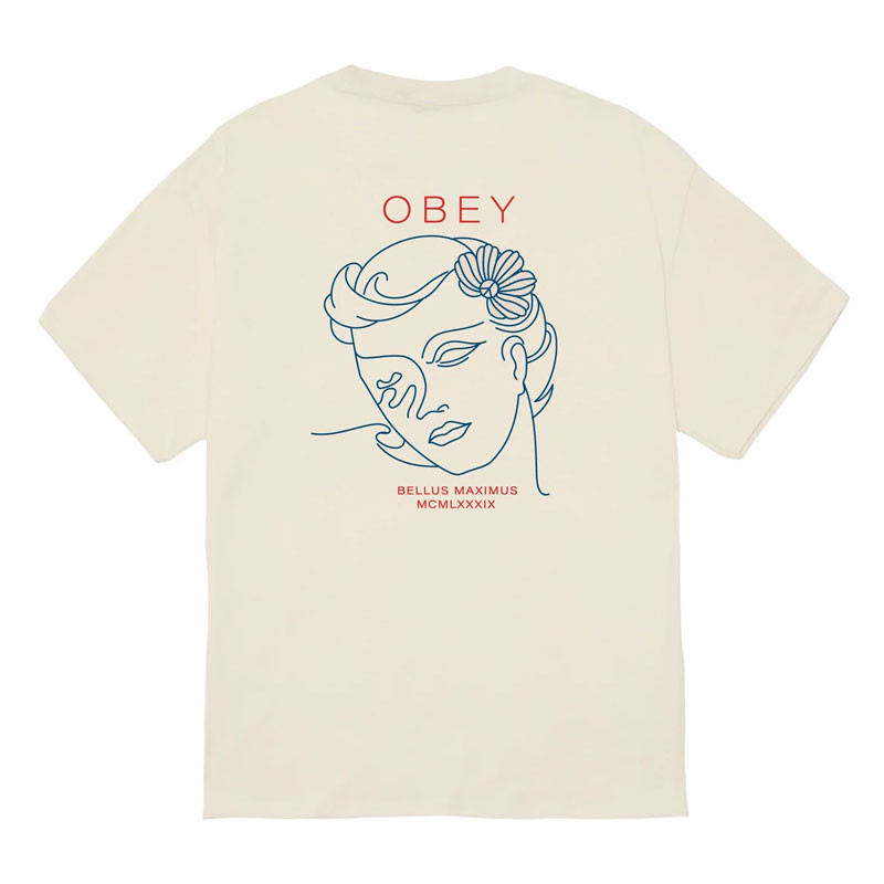 Camiseta Obey: Obey Bella Maximus (Cream)