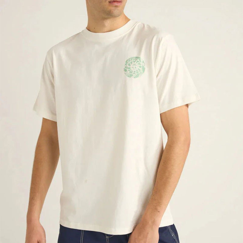 Camiseta Rhythm: Vortex Vintage SS T-Shirt (Vintage White)