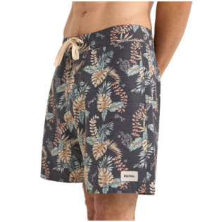 Bañador Rhythm: Tropical Paisl Trunk (Black)