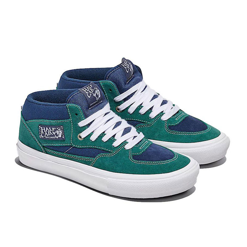 Zapatillas Vans: Skate Half Cab (Tartan Blue Green)