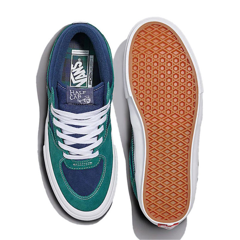 Zapatillas Vans: Skate Half Cab (Tartan Blue Green)