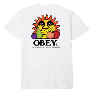 Camiseta Obey: The Future Is The Fruits Of Ou (White)