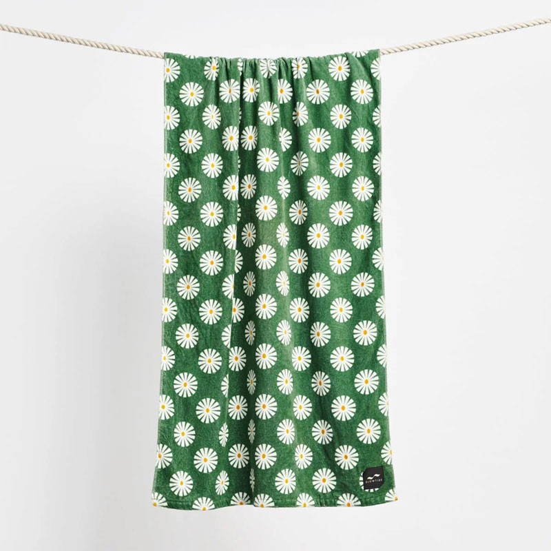 Toalla Slowtide: Sun Dazed Beach (Green)