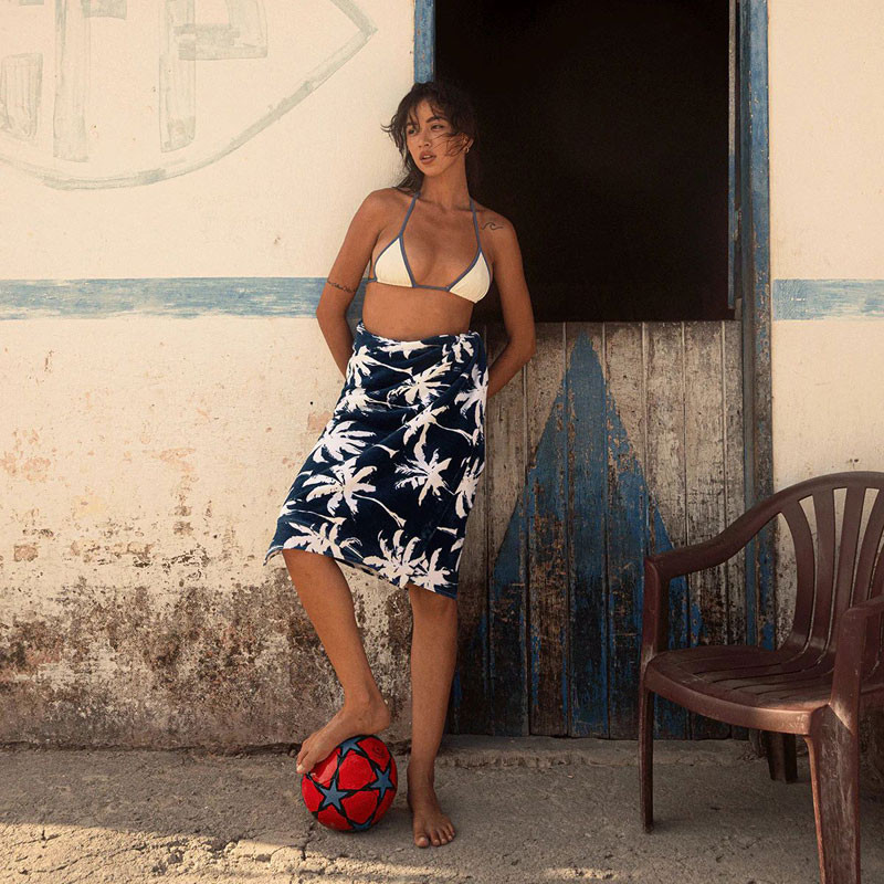 Toalla Slowtide: Luca Beach (Blue White)