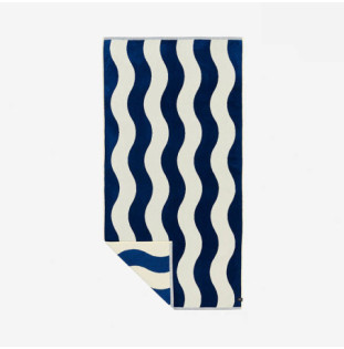 Toalla Slowtide: Slowtide Stripe Premium Woven (Deep Pool)