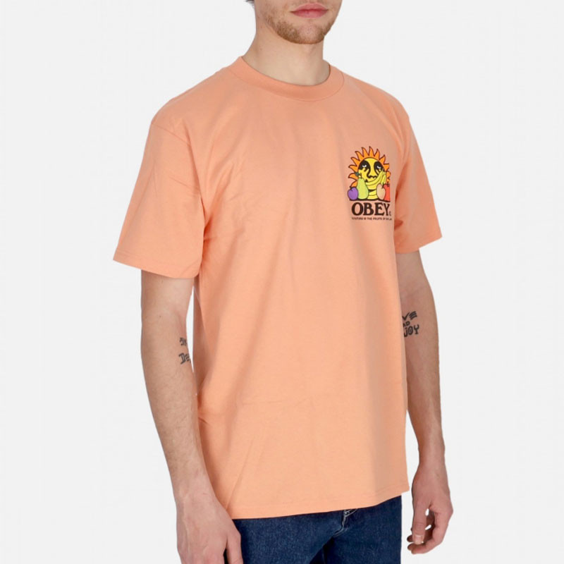 Camiseta Obey: The Future Is The Fruits Of Ou (Citrus)