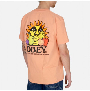Camiseta Obey: The Future Is The Fruits Of Ou (Citrus)