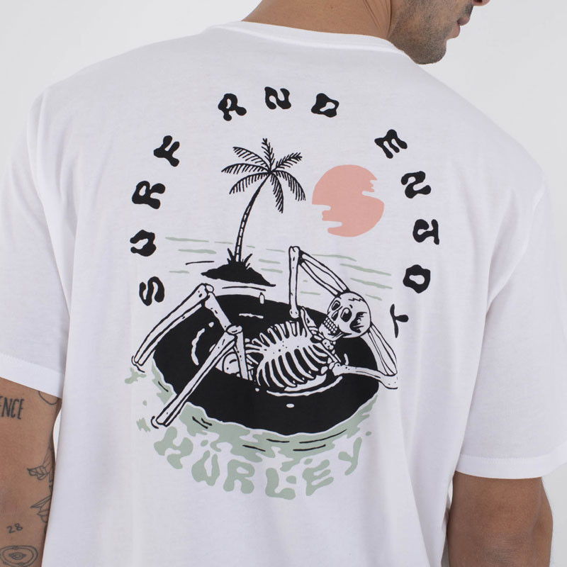 Camiseta Hurley: Floatin SS (White)