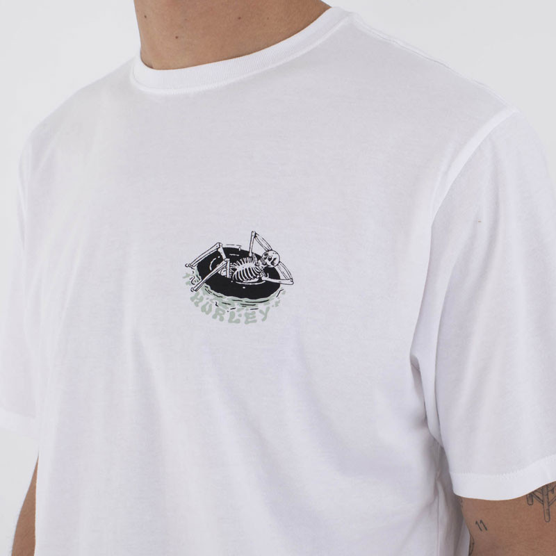Camiseta Hurley: Floatin SS (White)