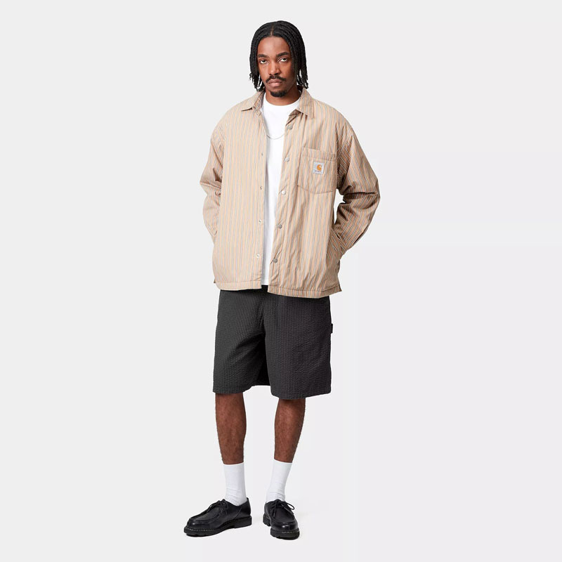 Bermuda Carhartt WIP: Toland Short (Toland Stripe Black)
