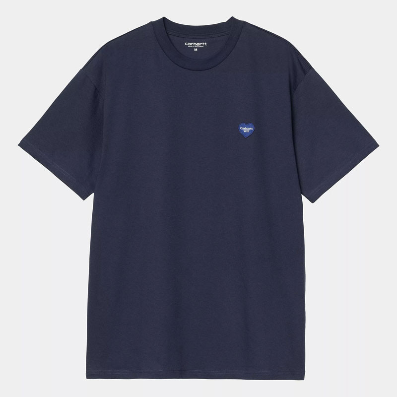 Camiseta Carhartt WIP: SS Heart II Hartt T-Shirt (Blue)