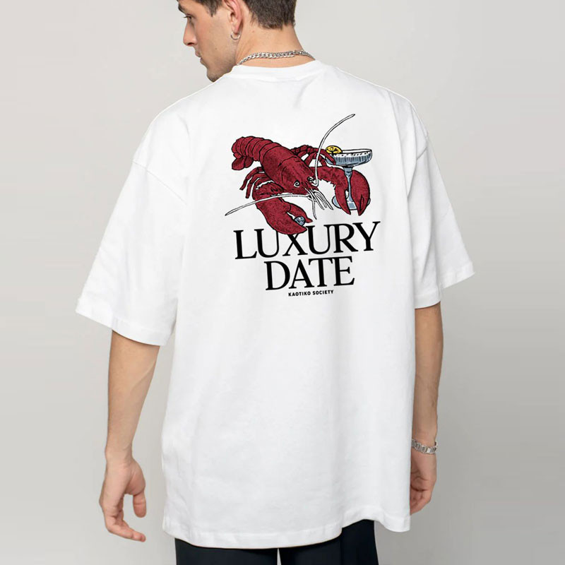 Camiseta Kaotiko: MC Luxury Date Organic Cotton (White)