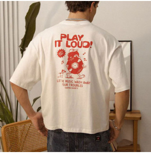 Camiseta Kaotiko: MC Play It Loud Organic Cotton (White)