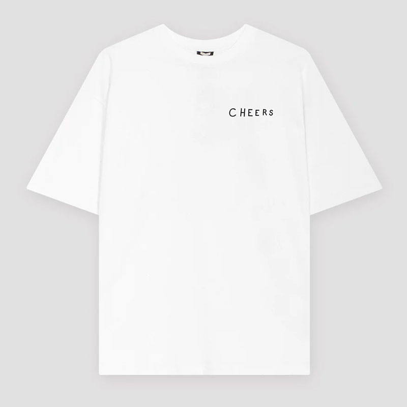 Camiseta Kaotiko: MC Cheers Organic Cotton (White)