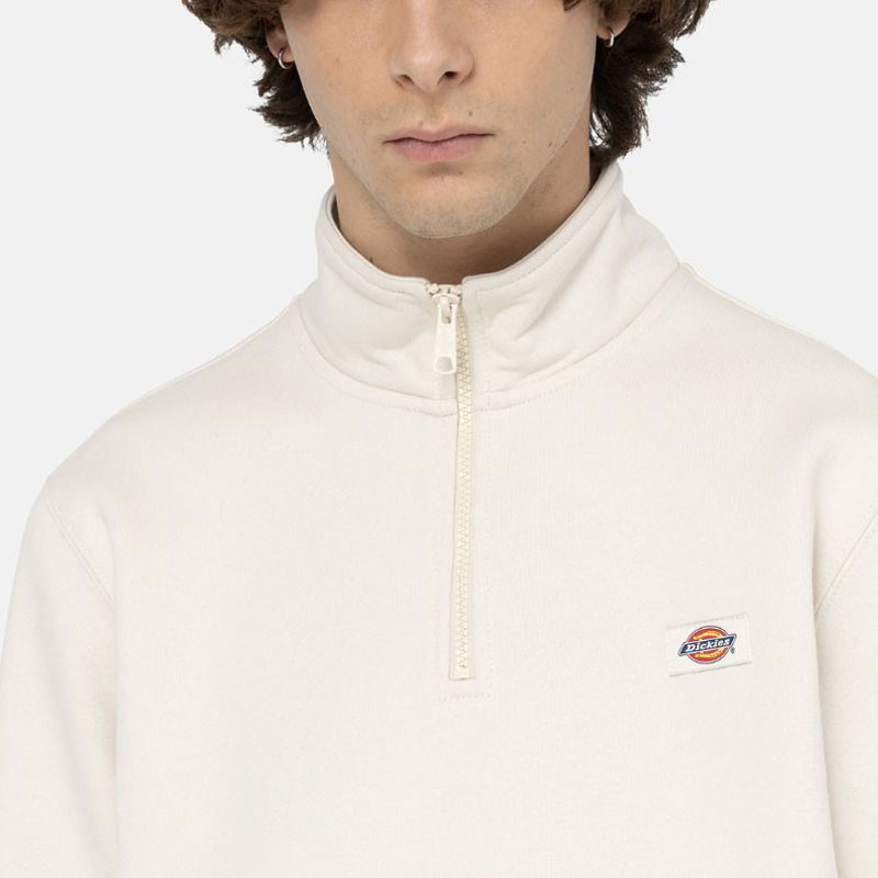 Sudadera Dickies: Oakport Quarter Zip (Whitecap Gray)