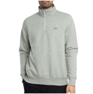 Sudadera Dickies: Oakport Quarter Zip (Heather Grey)