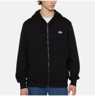Sudadera Dickies: Summerdale Zip (Through Black)