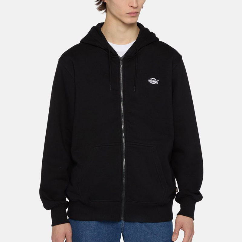 Sudadera Dickies: Summerdale Zip (Through Black)