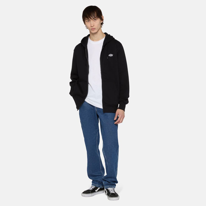Sudadera Dickies: Summerdale Zip (Through Black)
