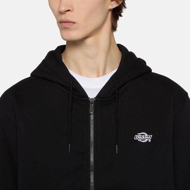 Sudadera Dickies: Summerdale Zip (Through Black)
