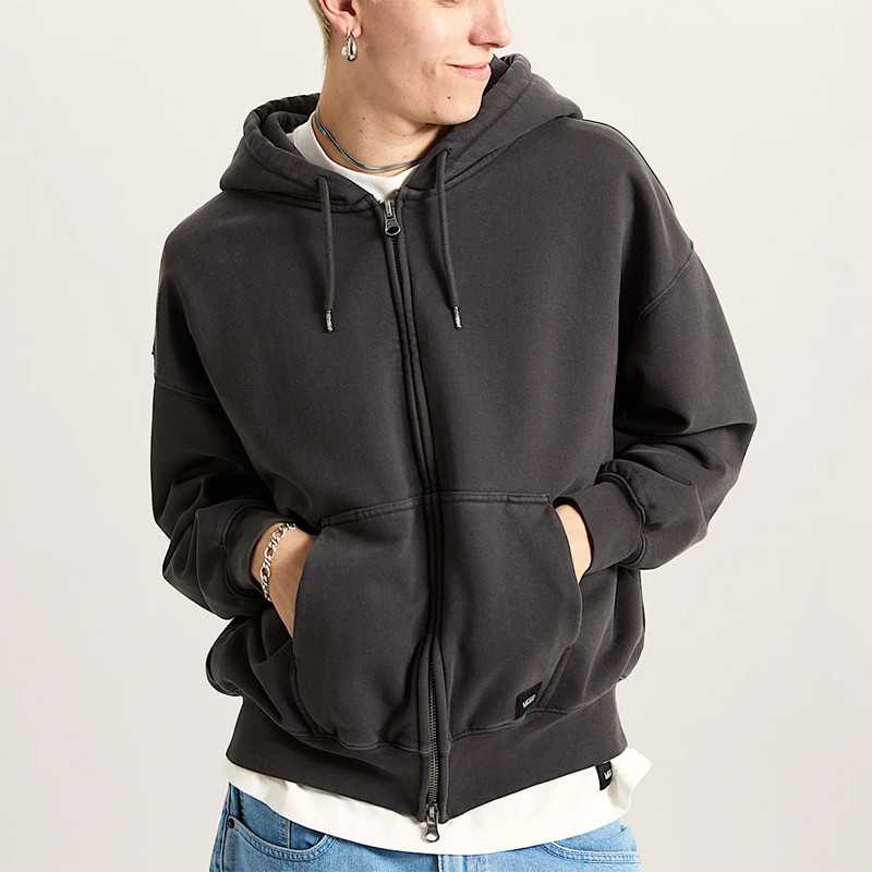 Sudadera Vans: LX Zip Hoodie (Faded Black)