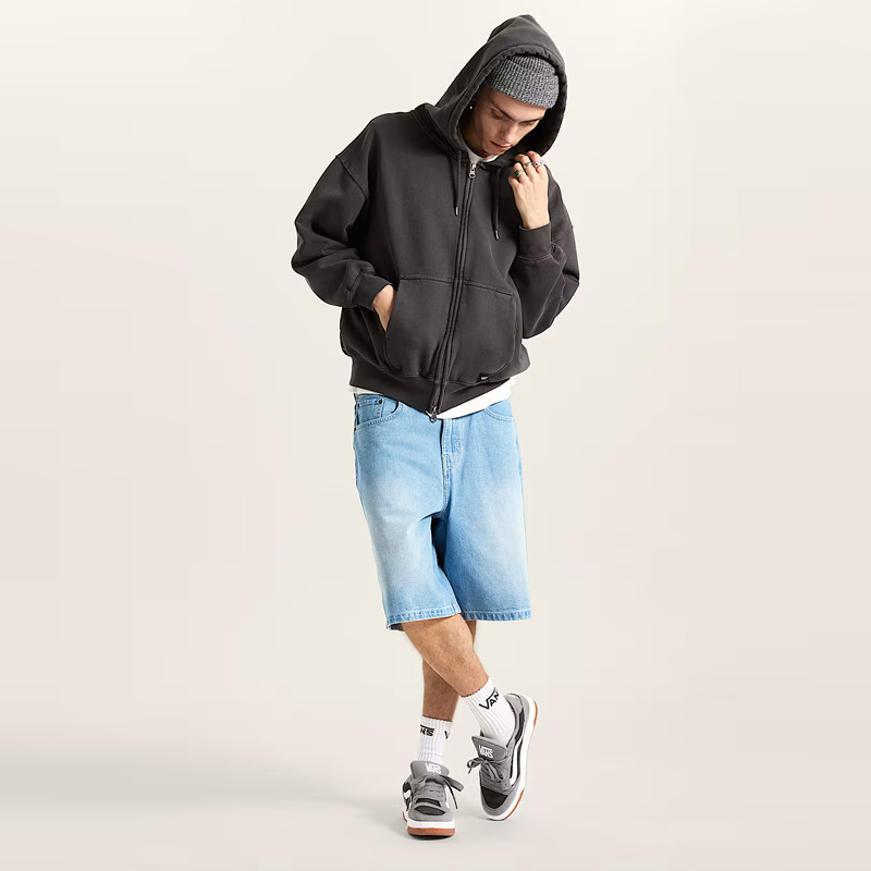 Sudadera Vans: LX Zip Hoodie (Faded Black)