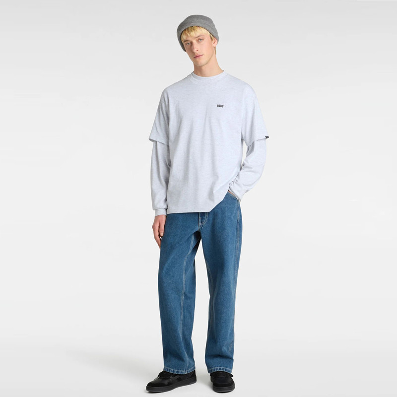 Camiseta Vans: Left Chest II Loose SS (Light Grey)
