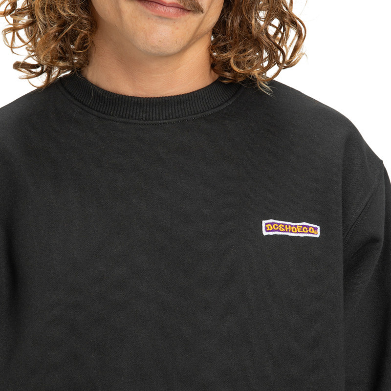Sudadera DC Shoes: Patch It Crew (Black)