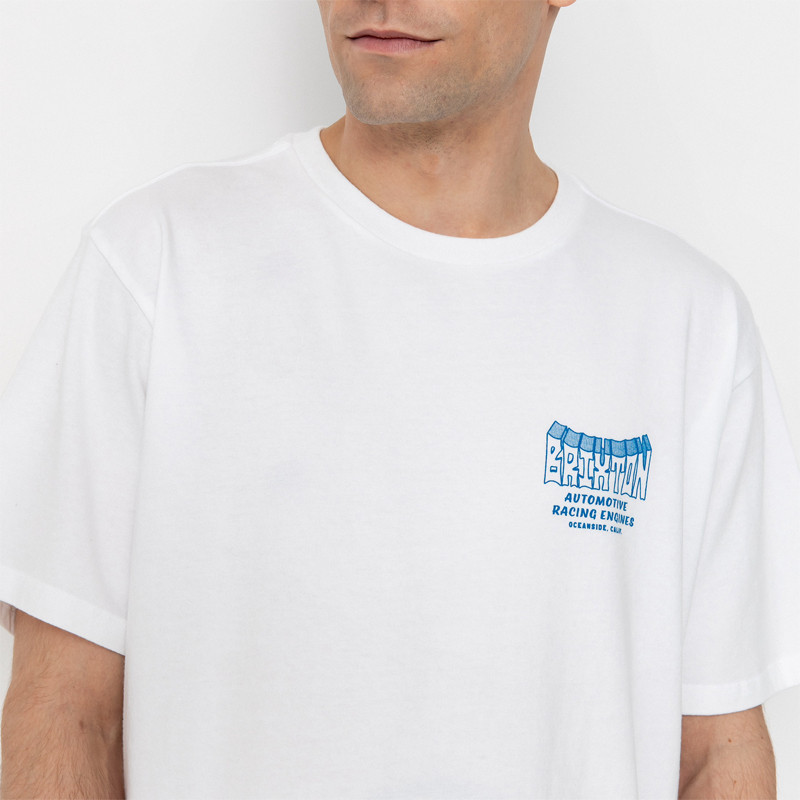 Camiseta Brixton: Horsepower SS Stt (White)