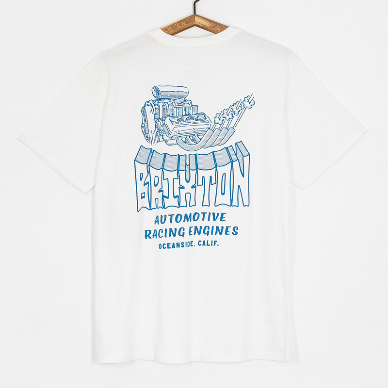 Camiseta Brixton: Horsepower SS Stt (White)
