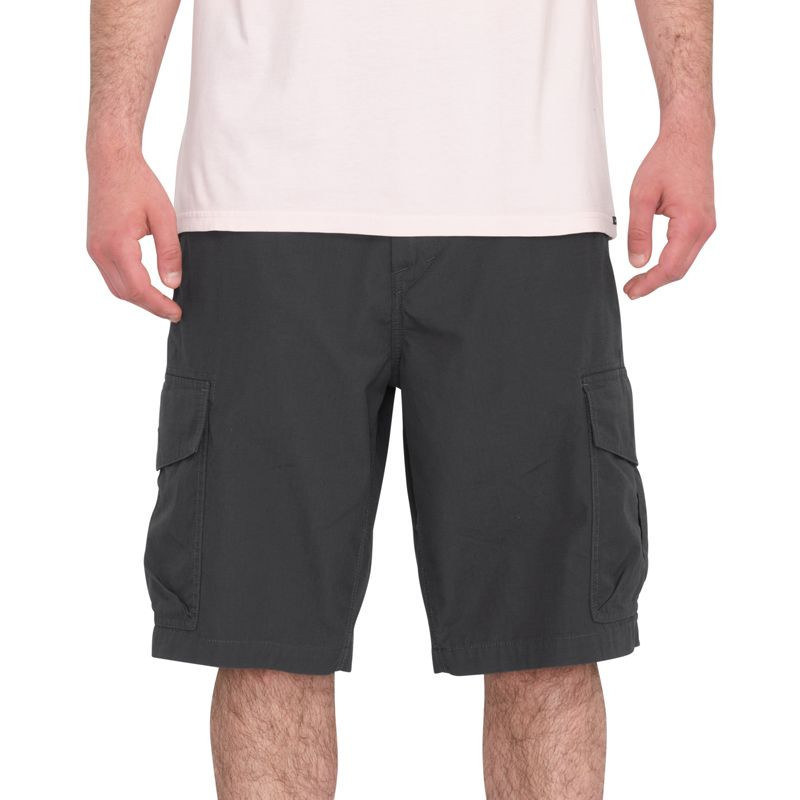 Bermuda Volcom: Grande Barracks Cargo 22 (Asphalt Black)