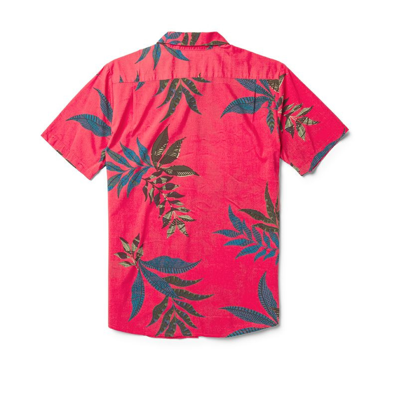 Camisa Volcom: Paradiso Floral SS (Washed Ruby)
