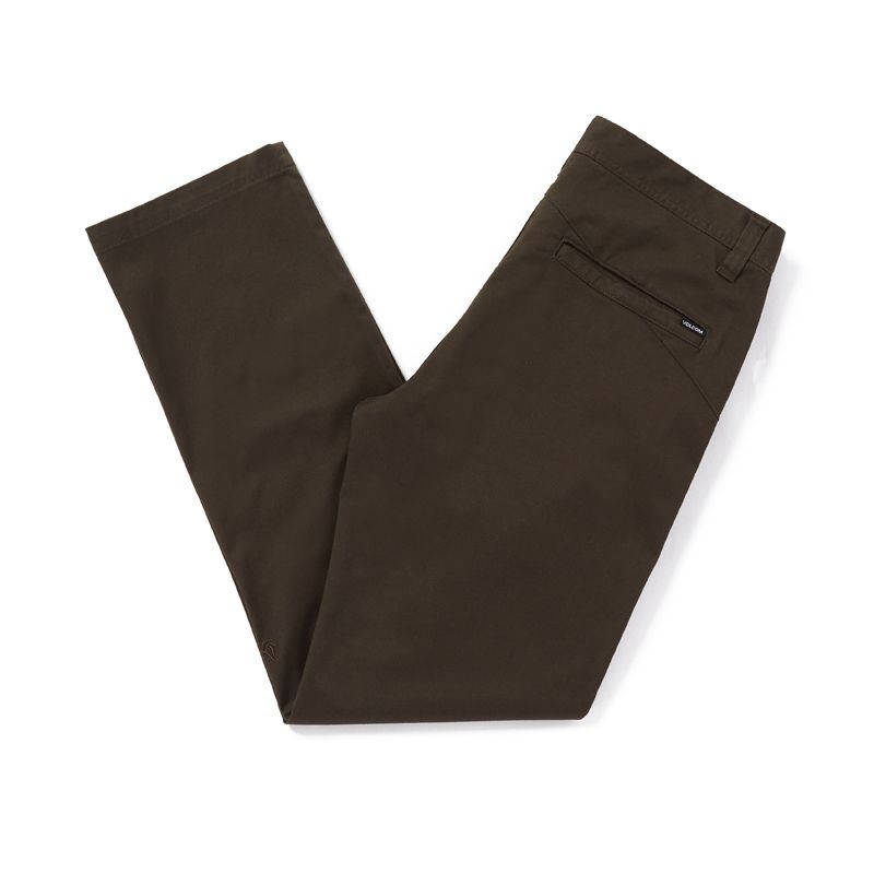 Pantalón Volcom: Frickin Modern Stret (Dark Brown)