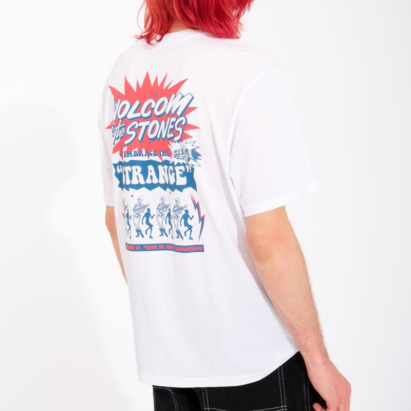 Camiseta Volcom: Strange Relics Bsc Sst (White)