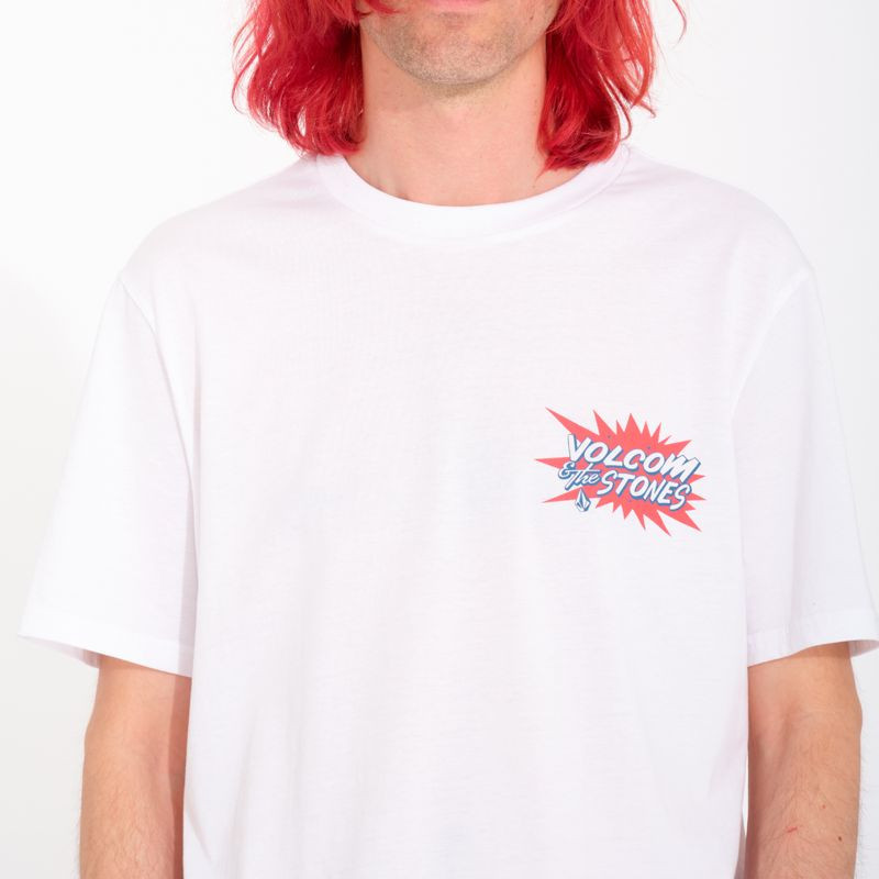 Camiseta Volcom: Strange Relics Bsc Sst (White)