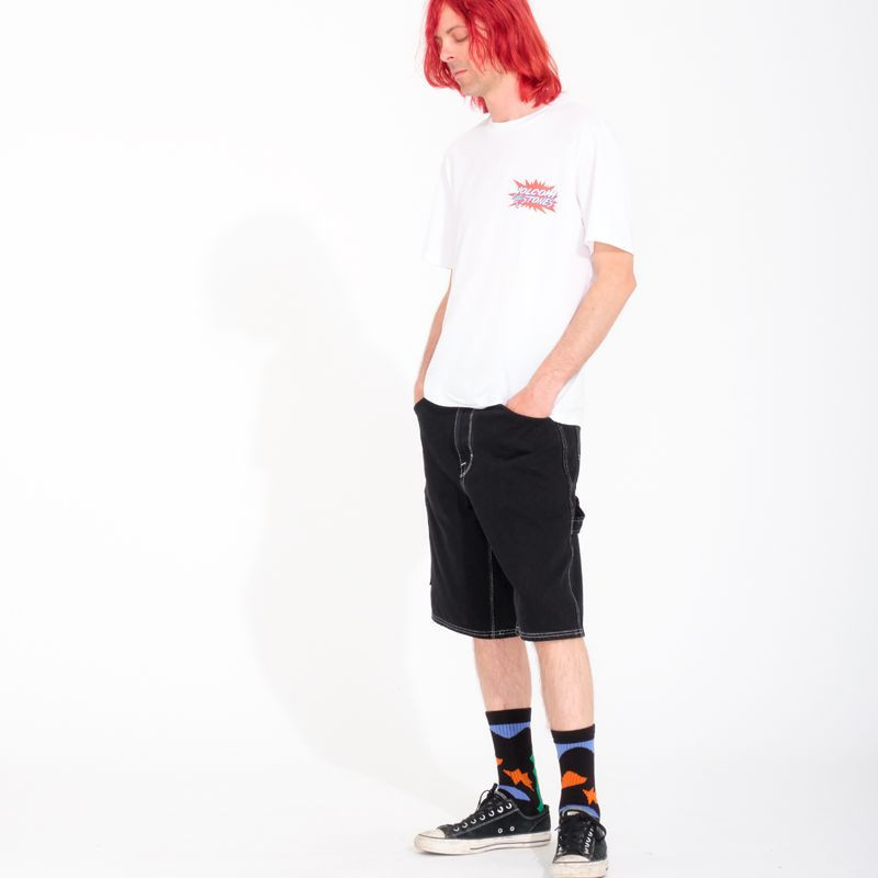 Camiseta Volcom: Strange Relics Bsc Sst (White)