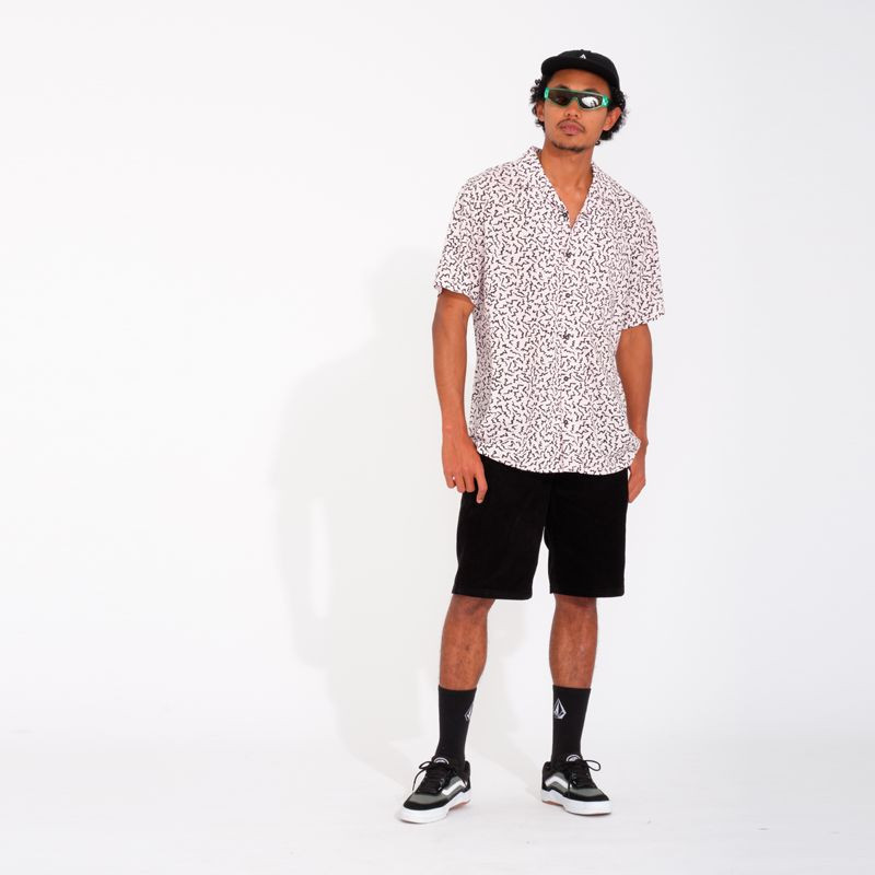 Camisa Volcom: Asphalt Beach SS (Lilac Ash)