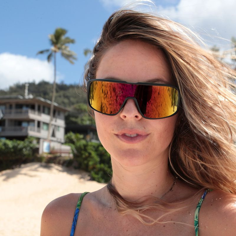 Gafas Volcom: Macho (Matte Black Gray Red)