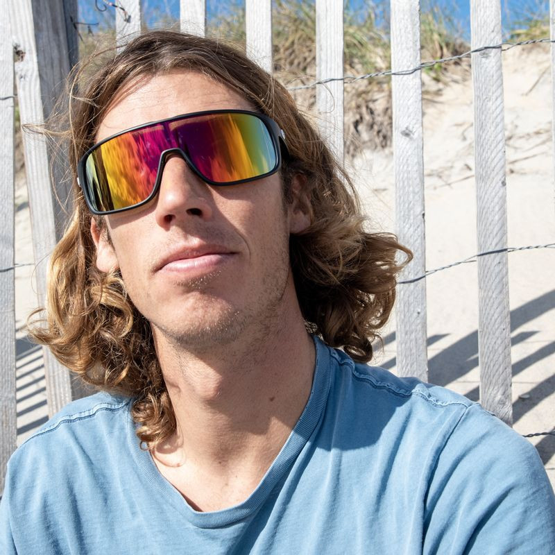 Gafas Volcom: Macho (Matte Black Gray Red)