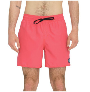 Bañador Volcom: Lido Solid Trunk 16 (Washed Ruby)