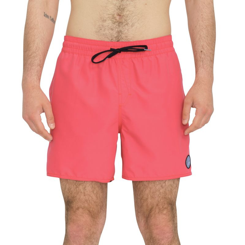 Bañador Volcom: Lido Solid Trunk 16 (Washed Ruby)
