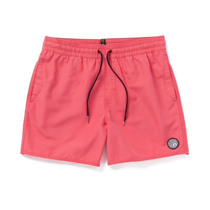 Bañador Volcom: Lido Solid Trunk 16 (Washed Ruby)