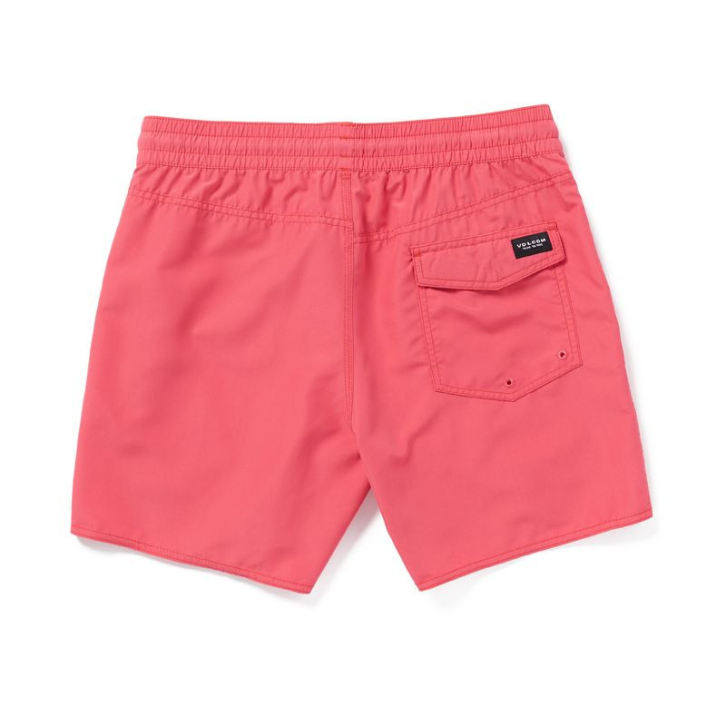 Bañador Volcom: Lido Solid Trunk 16 (Washed Ruby)
