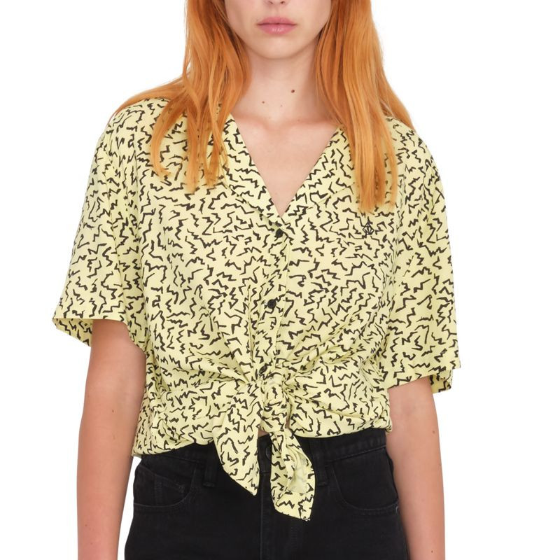 Camisa Volcom: Surfpunk Woven SS (Aura Yellow)