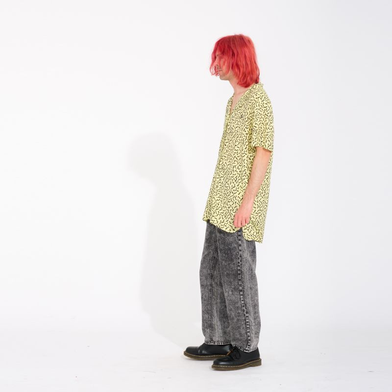 Camisa Volcom: Surfpunk Woven SS (Aura Yellow)