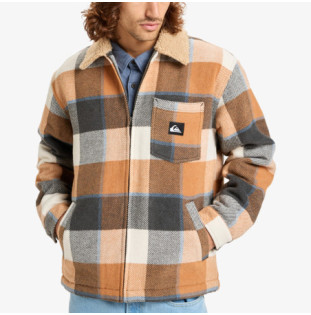 Chaqueta Quiksilver: Dna Sherpa (Almond Plaid)