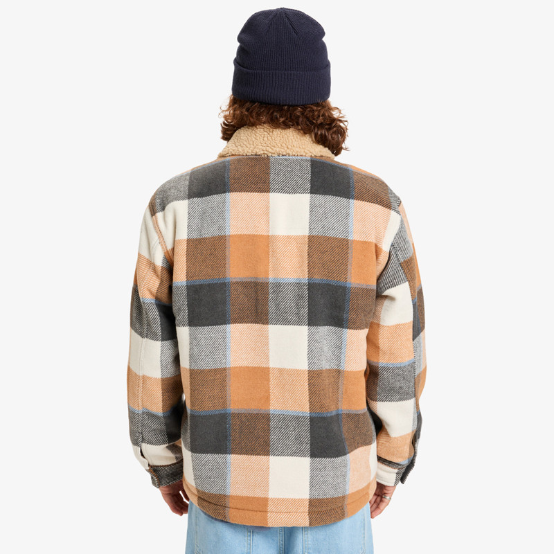 Chaqueta Quiksilver: Dna Sherpa (Almond Plaid)