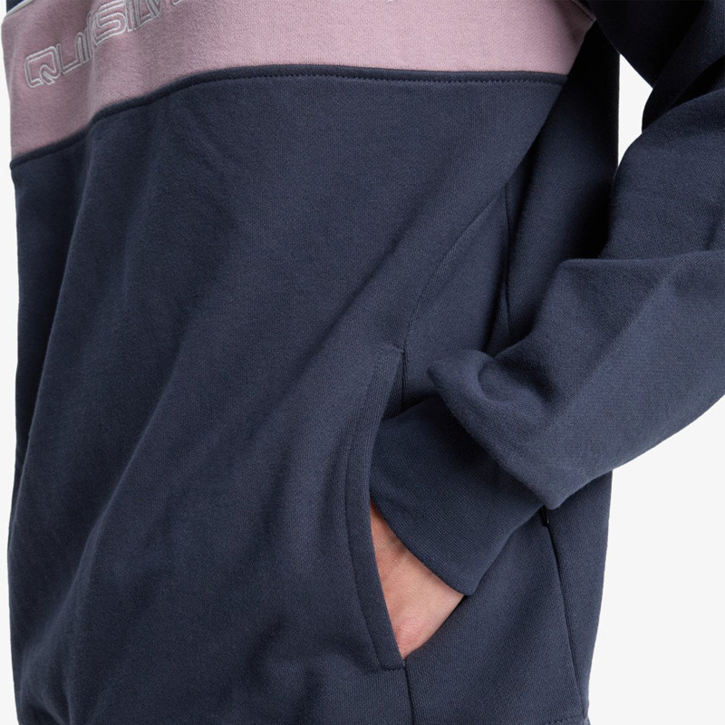 Sudadera Quiksilver: 1/4 Zip (Indian Ink)