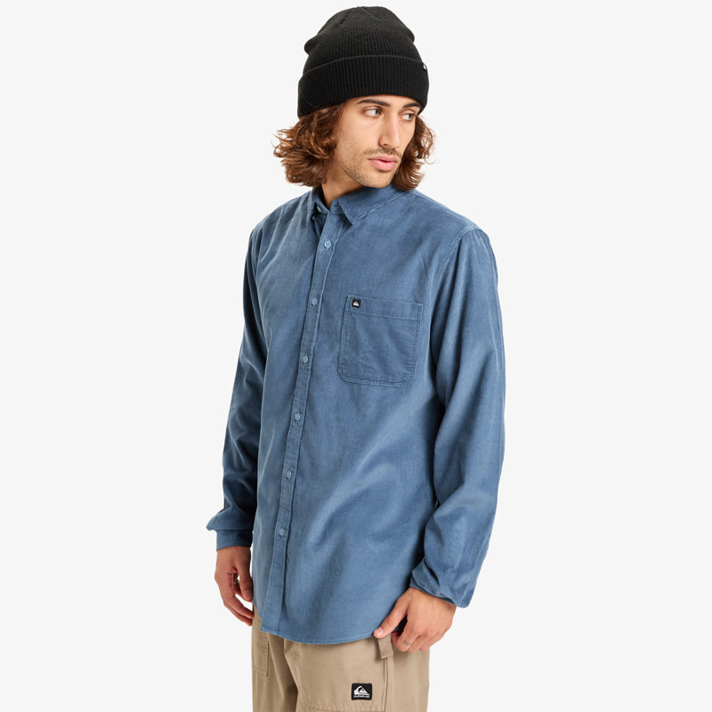 Camisa Quiksilver: Smoke Trail (China Blue)